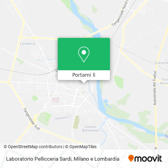 Mappa Laboratorio Pellicceria Sardi