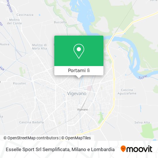 Mappa Esselle Sport Srl Semplificata