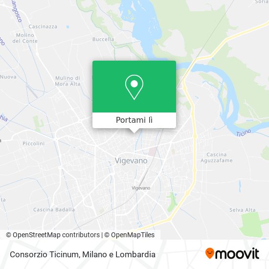 Mappa Consorzio Ticinum
