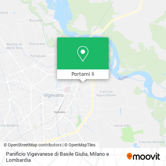 Mappa Panificio Vigevanese di Basile Giulia