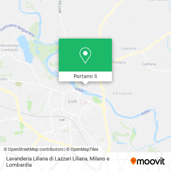 Mappa Lavanderia Liliana di Lazzari Liliana