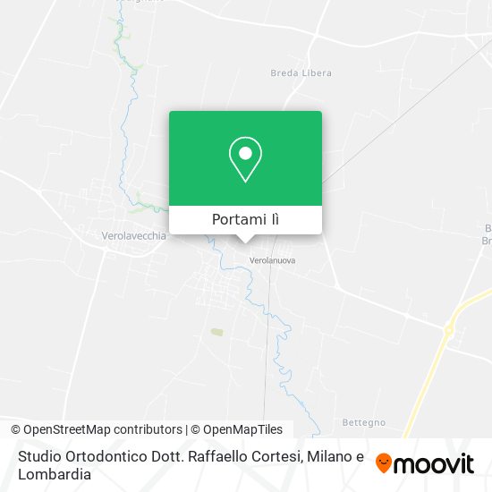 Mappa Studio Ortodontico Dott. Raffaello Cortesi