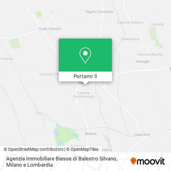 Mappa Agenzia Immobiliare Biesse di Balestro Silvano