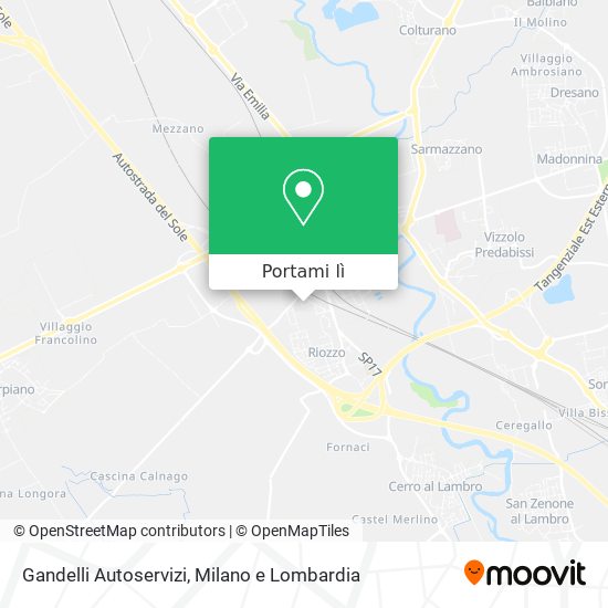 Mappa Gandelli Autoservizi