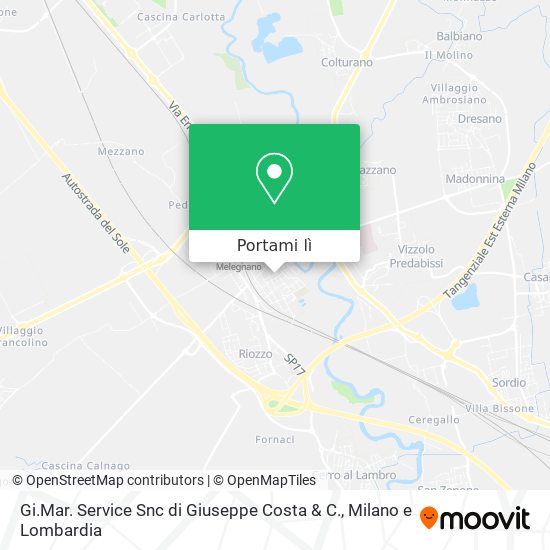 Mappa Gi.Mar. Service Snc di Giuseppe Costa & C.