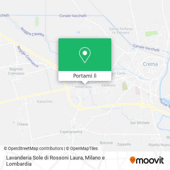 Mappa Lavanderia Sole di Rossoni Laura