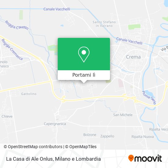 Mappa La Casa di Ale Onlus