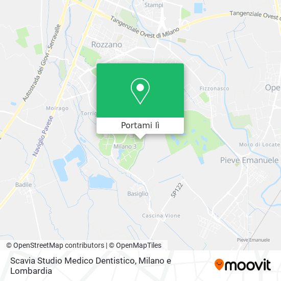 Mappa Scavia Studio Medico Dentistico