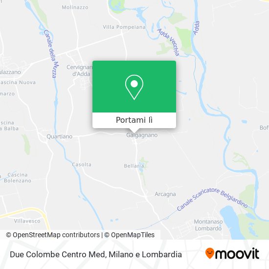 Mappa Due Colombe Centro Med