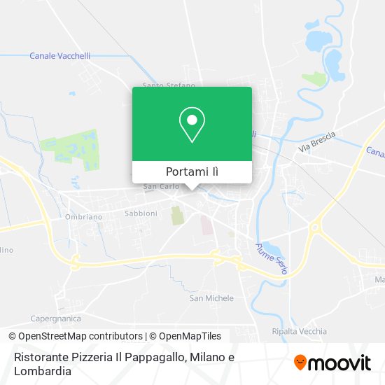 Mappa Ristorante Pizzeria Il Pappagallo