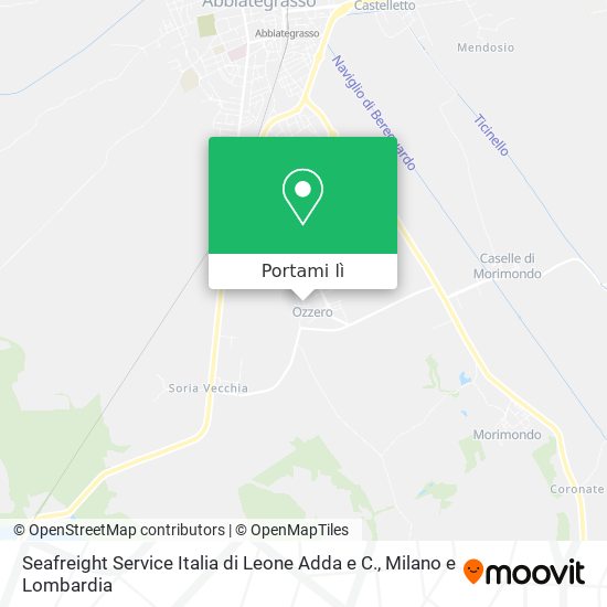 Mappa Seafreight Service Italia di Leone Adda e C.