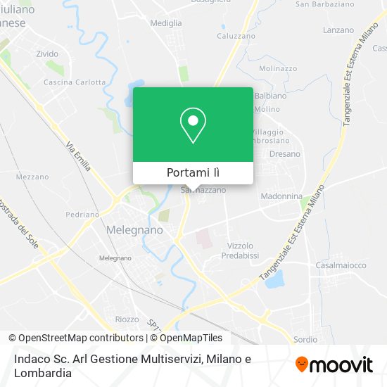 Mappa Indaco Sc. Arl Gestione Multiservizi