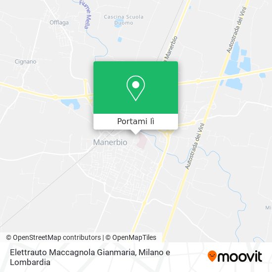 Mappa Elettrauto Maccagnola Gianmaria