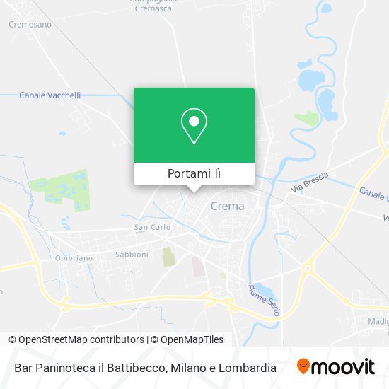 Mappa Bar Paninoteca il Battibecco