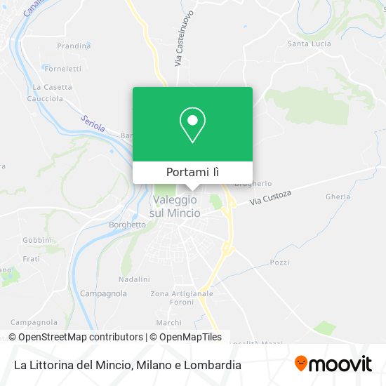Mappa La Littorina del Mincio