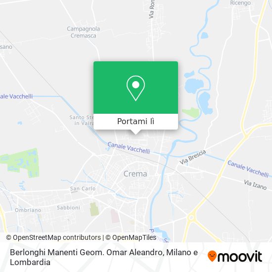 Mappa Berlonghi Manenti Geom. Omar Aleandro
