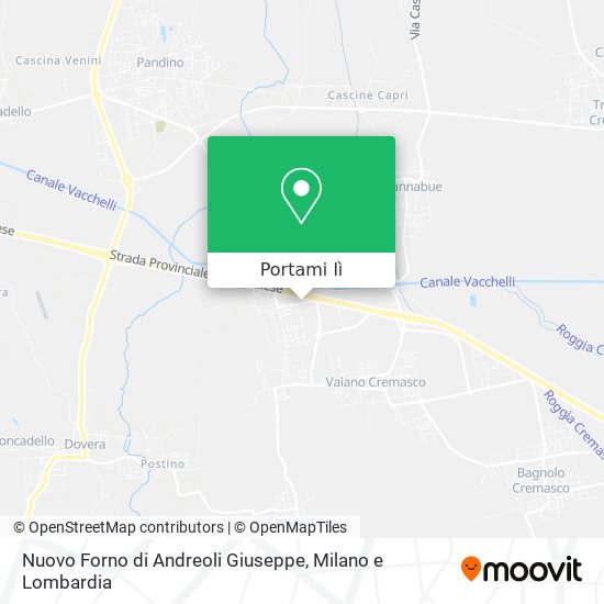 Mappa Nuovo Forno di Andreoli Giuseppe