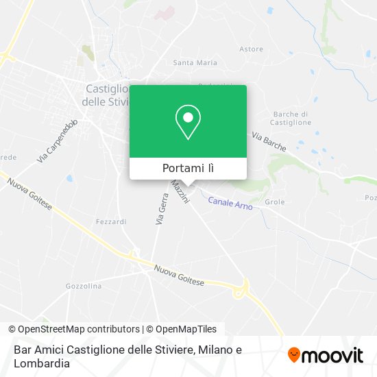 Mappa Bar Amici Castiglione delle Stiviere