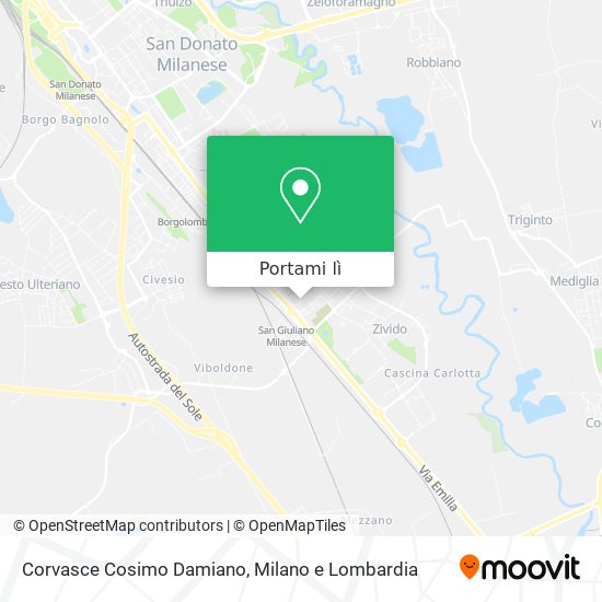 Mappa Corvasce Cosimo Damiano