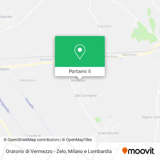 Mappa Oratorio di Vermezzo - Zelo