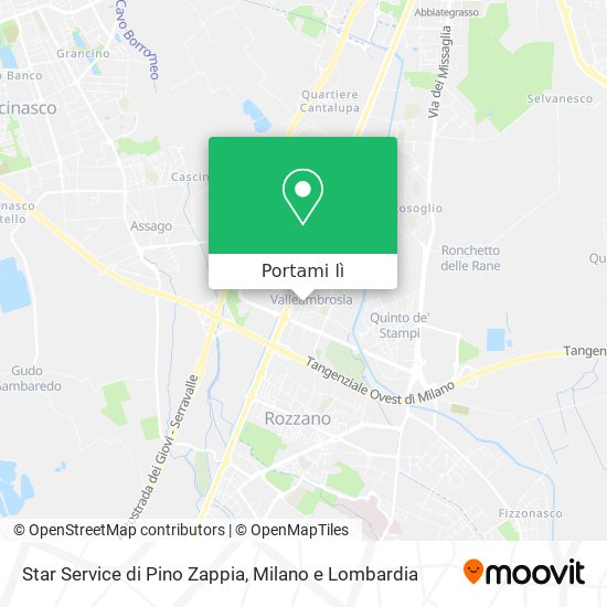 Mappa Star Service di Pino Zappia