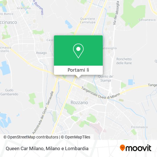 Mappa Queen Car Milano