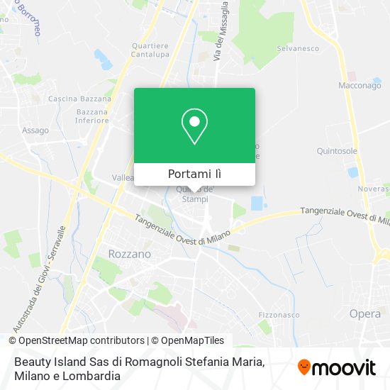 Mappa Beauty Island Sas di Romagnoli Stefania Maria