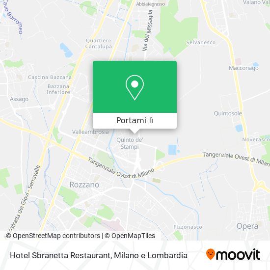 Mappa Hotel Sbranetta Restaurant