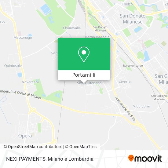 Mappa NEXI PAYMENTS
