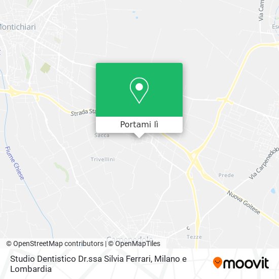 Mappa Studio Dentistico Dr.ssa Silvia Ferrari