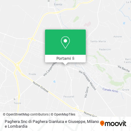 Mappa Paghera Snc di Paghera Gianluca e Giuseppe