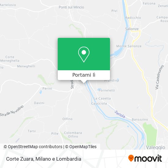Mappa Corte Zuara