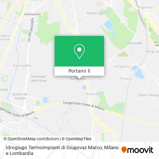 Mappa Idrogiugo Termoimpianti di Giugovaz Marco