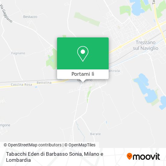 Mappa Tabacchi Eden di Barbasso Sonia
