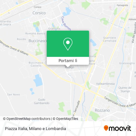 Mappa Piazza Italia