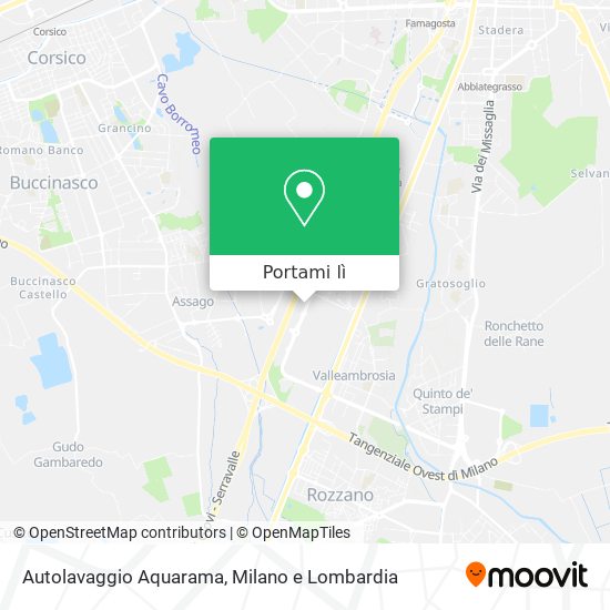 Mappa Autolavaggio Aquarama