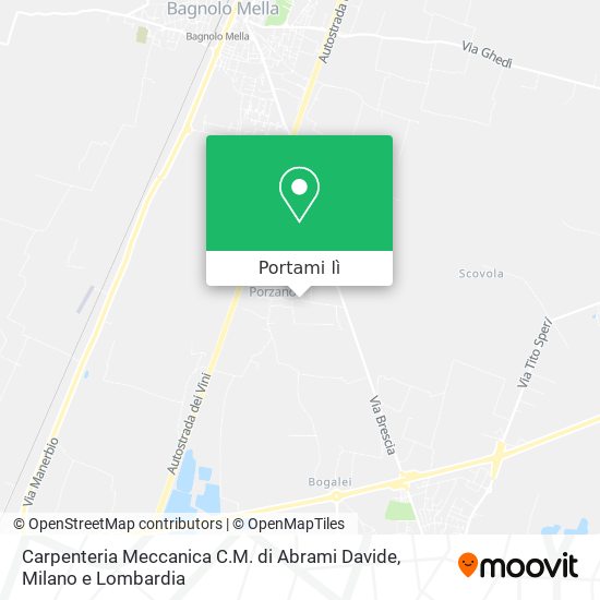 Mappa Carpenteria Meccanica C.M. di Abrami Davide