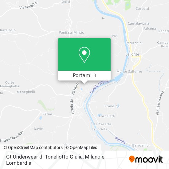 Mappa Gt Underwear di Tonellotto Giulia