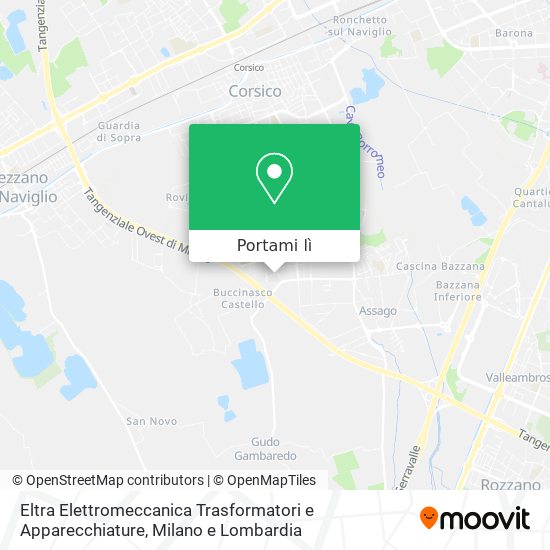 Mappa Eltra Elettromeccanica Trasformatori e Apparecchiature