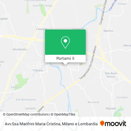 Mappa Avv.Ssa Manfrini Maria Cristina