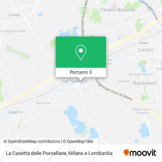 Mappa La Casetta delle Porcellane