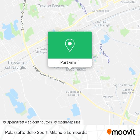 Mappa Palazzetto dello Sport