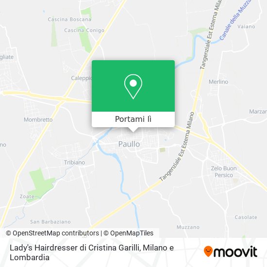 Mappa Lady's Hairdresser di Cristina Garilli