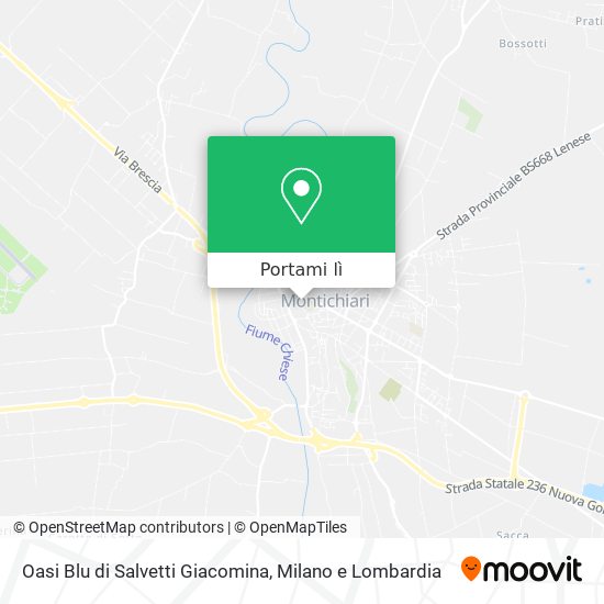 Mappa Oasi Blu di Salvetti Giacomina