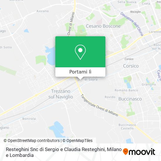 Mappa Resteghini Snc di Sergio e Claudia Resteghini