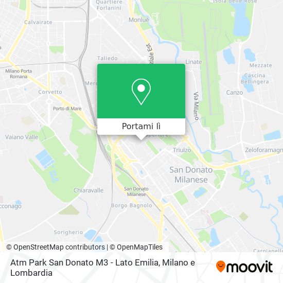 Mappa Atm Park San Donato M3 - Lato Emilia