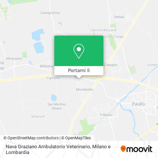 Mappa Nava Graziano Ambulatorio Veterinario