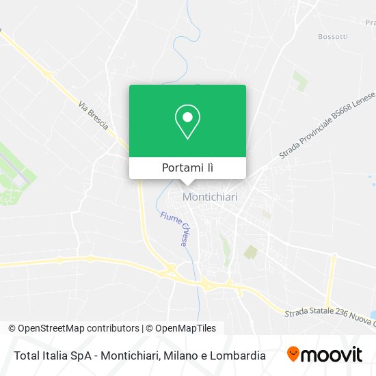 Mappa Total Italia SpA - Montichiari