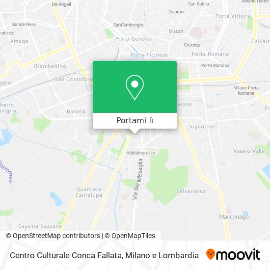 Mappa Centro Culturale Conca Fallata