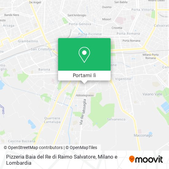 Mappa Pizzeria Baia del Re di Raimo Salvatore